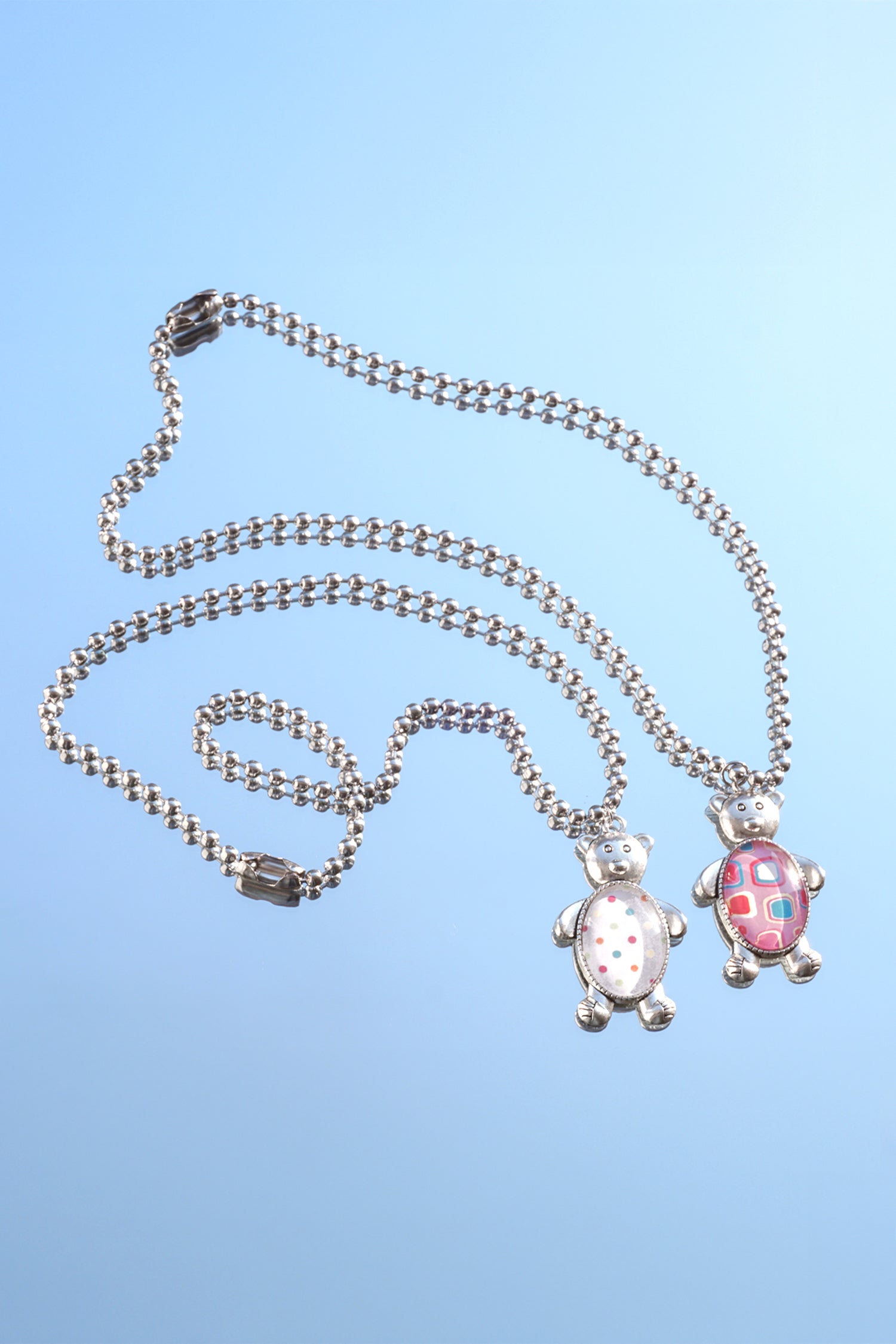 TEDDY SQUARE PATTERN BALL CHAIN