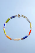 RAINBOW GLASS BEADS NECKLACE