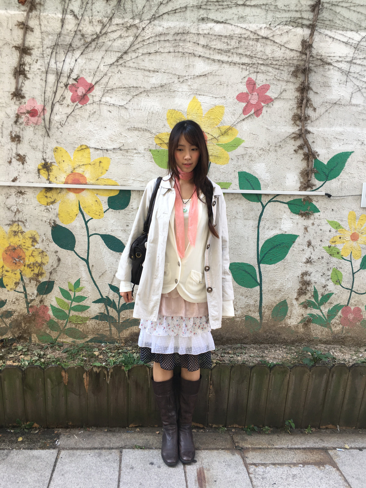 GURI’S LOTUS SCARF [분홍]