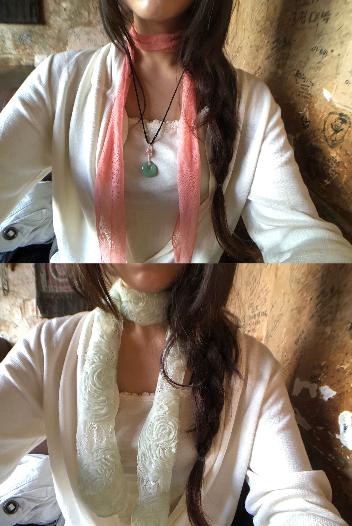 GURI’S LOTUS SCARF [분홍]