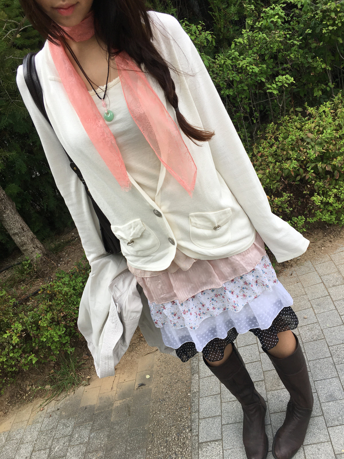 GURI’S LOTUS SCARF [분홍]
