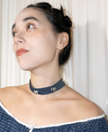 COUNT SHEEP DENIM CHOKER