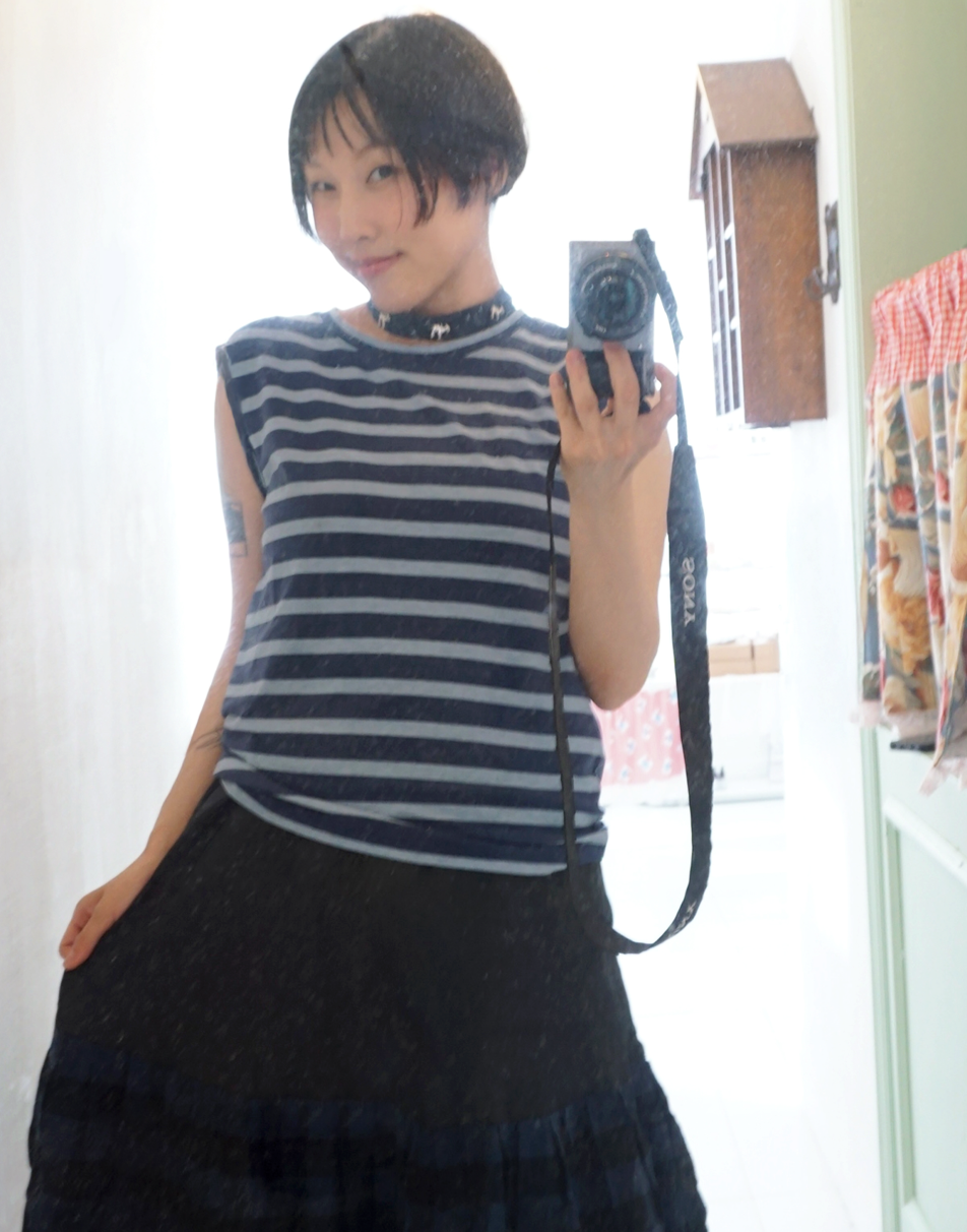 COUNT SHEEP DENIM CHOKER