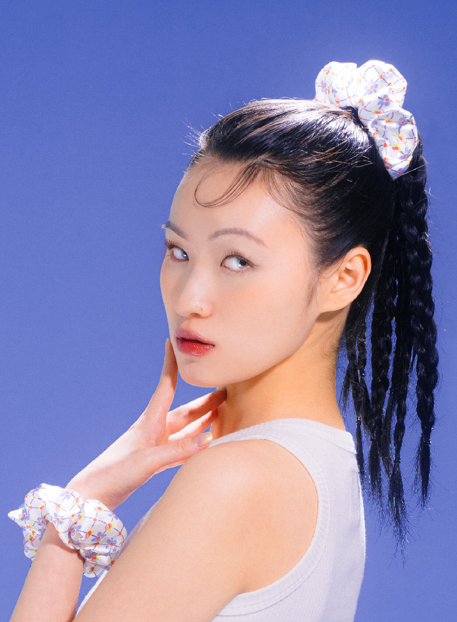 CHECKERED SCRUNCHIE