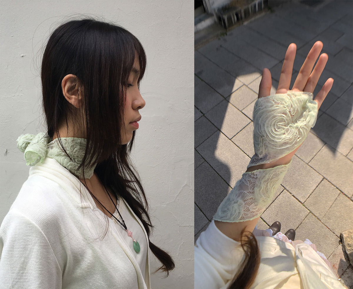 GURI’S LOTUS SCARF [초록]
