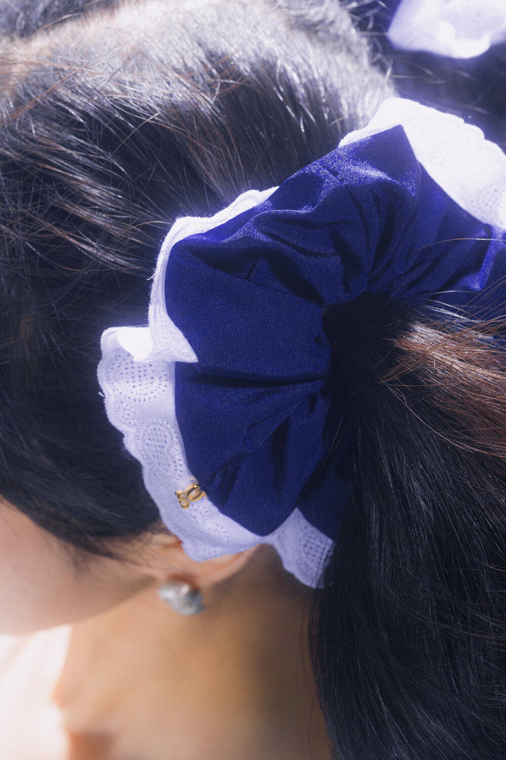 HEART WAFFLE SCRUNCHIE