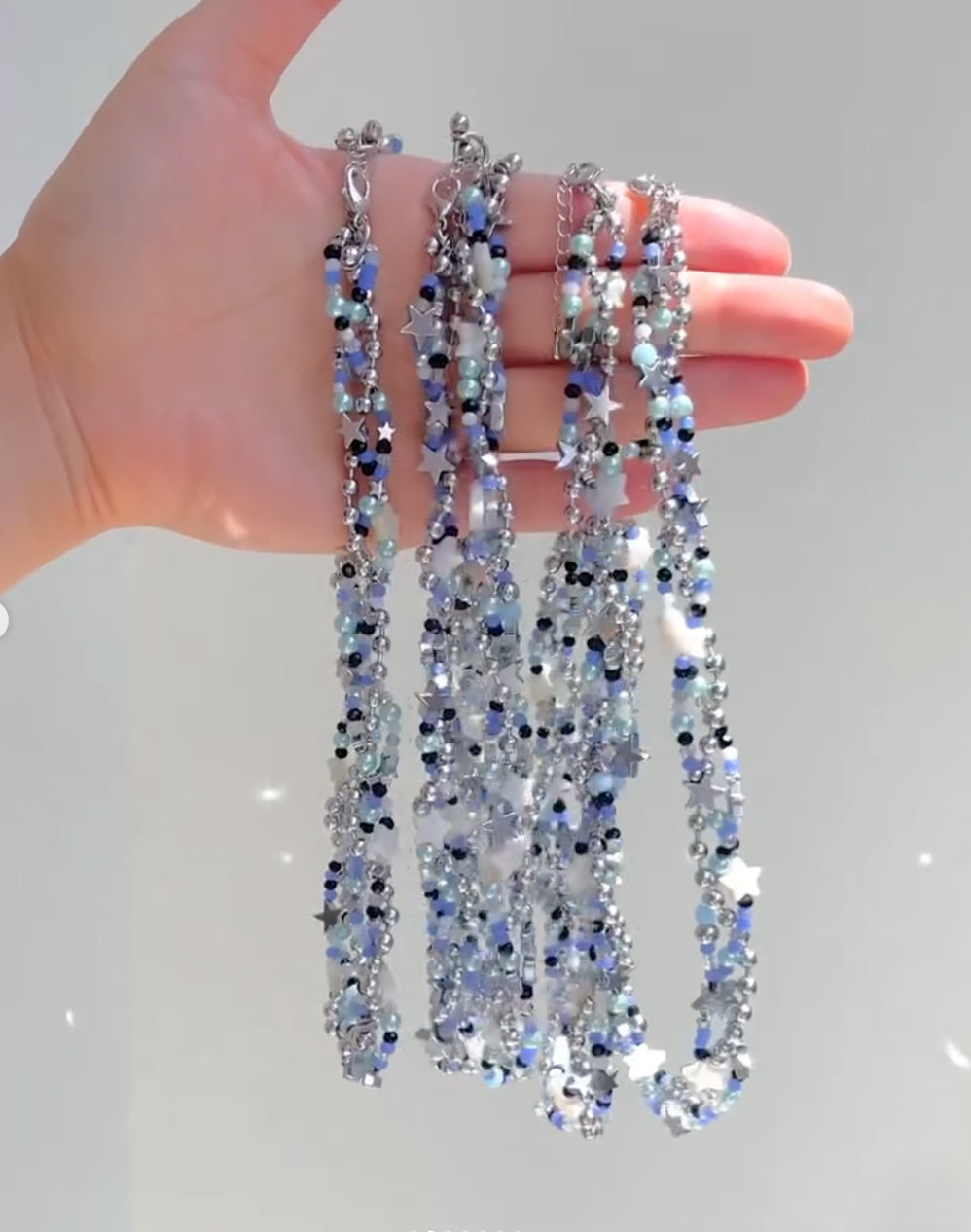 BLUE MILKY WAY NECKLACE