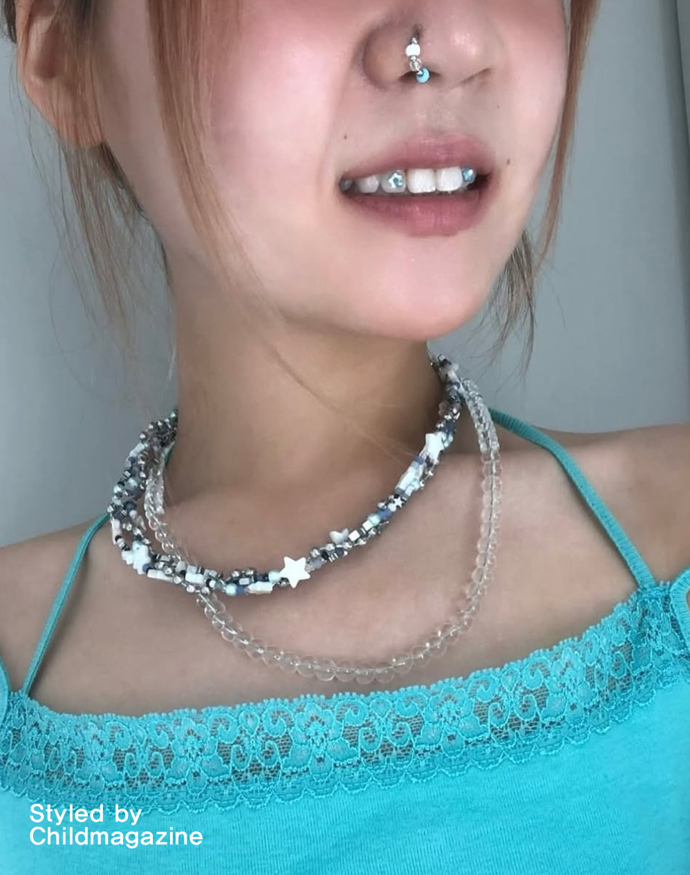 BLUE MILKY WAY NECKLACE