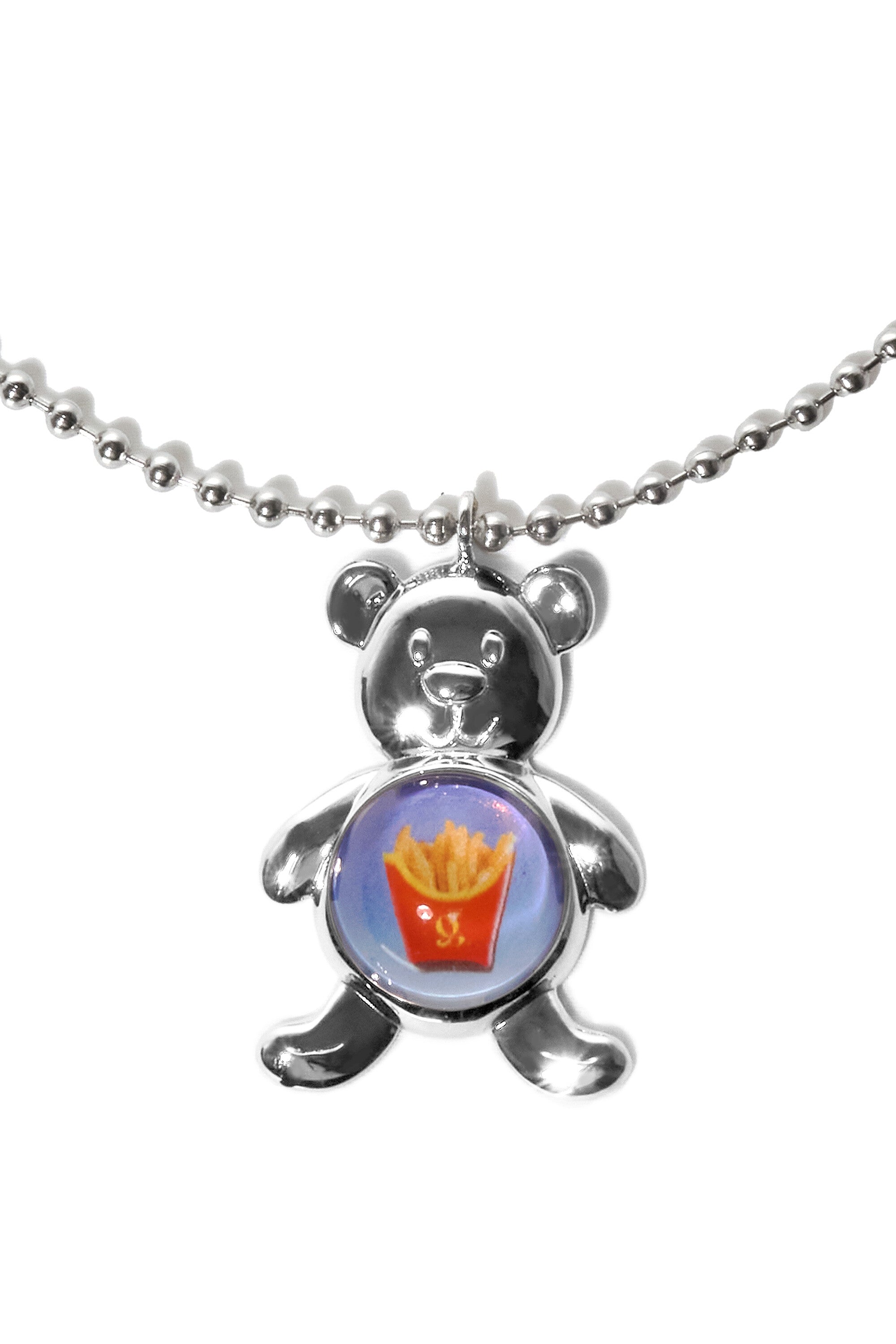 TEDDY ATE FRIES YESTERDAY NECKLACE