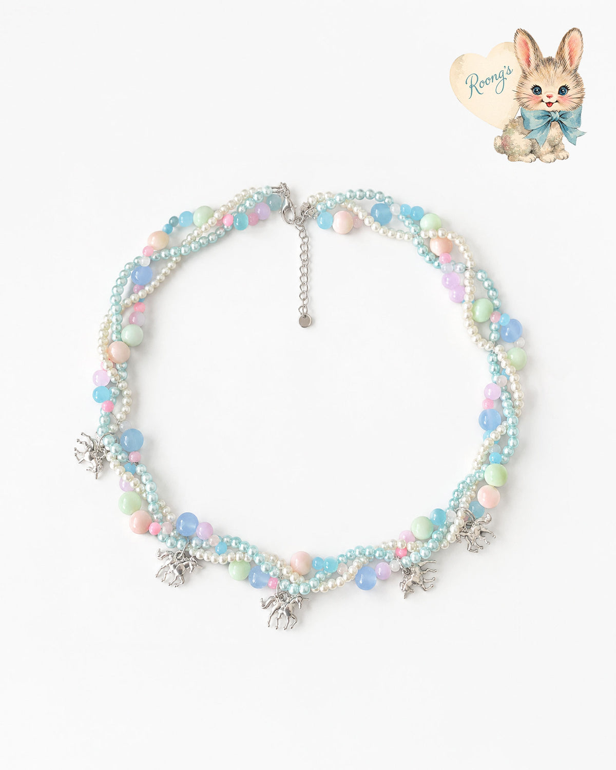 [Roong's Pick🐰🥕] UNICORN CAROUSEL NECKLACE